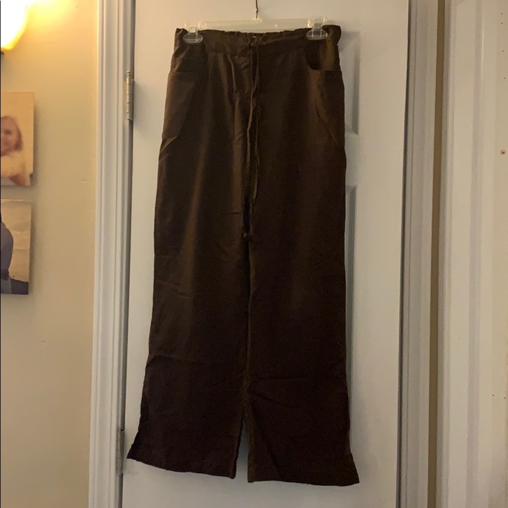 Grey’s Anatomy Brown Scrub Pants, Petite XS